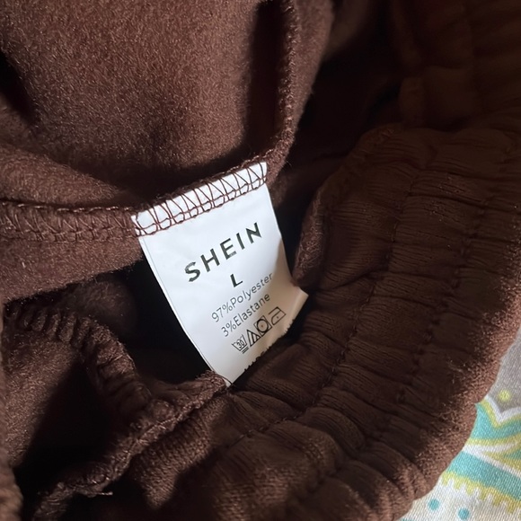 Shein brown fleece pants - Picture 3 of 5